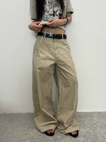 Vintage Washed Twill Wide Leg Pants 1
