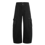 5999091609106,5999091609107,5999091609108,5999091609109,5999091609110, Vintage Washed Wide Leg Cargo Pants
