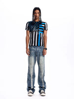 Visual Kei Flag Print T-Shirt 4