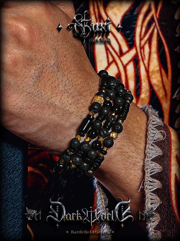 Volcanic Stone Beaded Bracelet 4