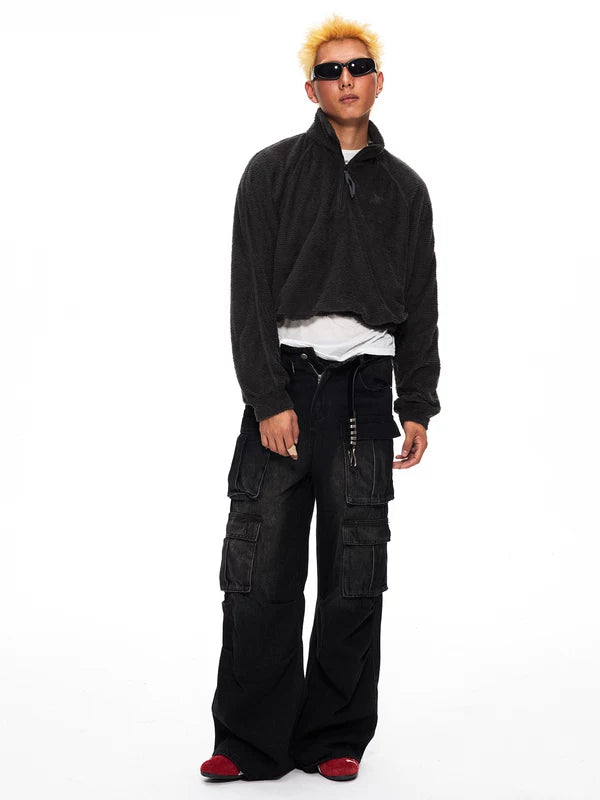 6026293368867,6026293368868,6026293368869, Warm Fleece Stand Collar Running Top