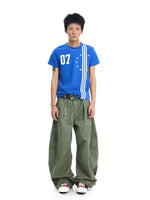 Washed Baggy Cargo Pants 4