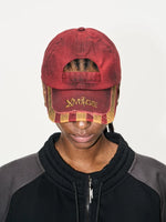 Washed Baseball Cap with Frayed Brim 1