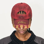 5892919067121, Washed Baseball Cap with Frayed Brim