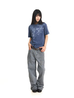 Washed Distressed Music Graphic T-Shirt 4