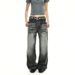 6186079910845,6186079910846,6186079910847,6186079910848,6186079910849, Washed Distressed Wide Leg Denim Pants
