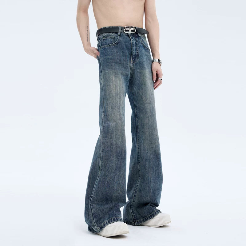 5138113073538,5138113073539,5138113073540,5138113073541, Washed Flare Denim Jeans