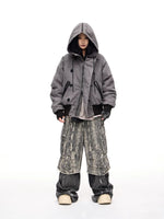 Washed Hooded Cotton Flight Jacket 4