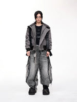 Washed Hooded Cotton Flight Jacket 5