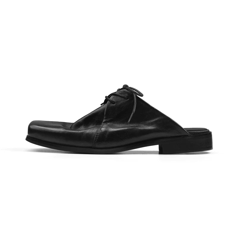 alt_id_8908790278, Washed Leather Square Toe Lace-up Mules