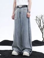 Washed Loose Straight Leg Jeans Pants 2