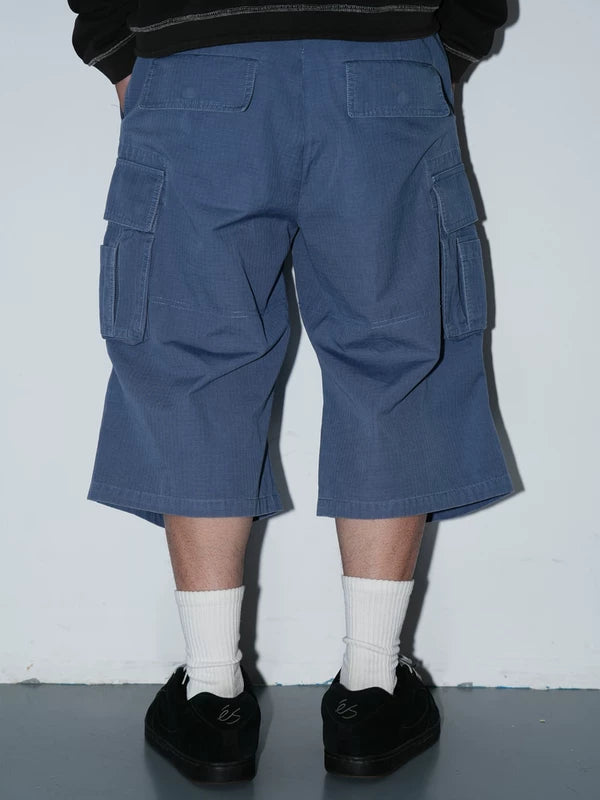 Washed Relaxed Fit Cargo Pants 2