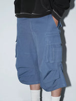 Washed Relaxed Fit Cargo Pants 3