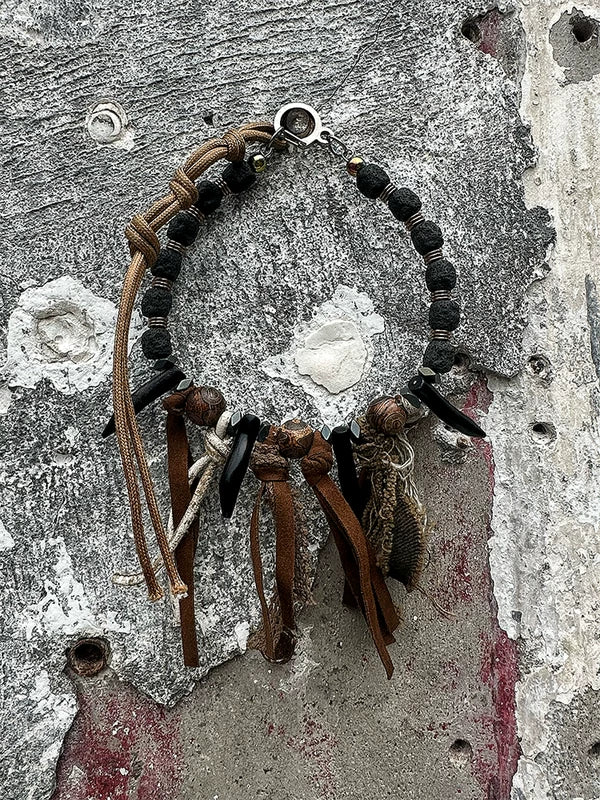 Wasteland Punk Style Handmade Choker Necklace 3