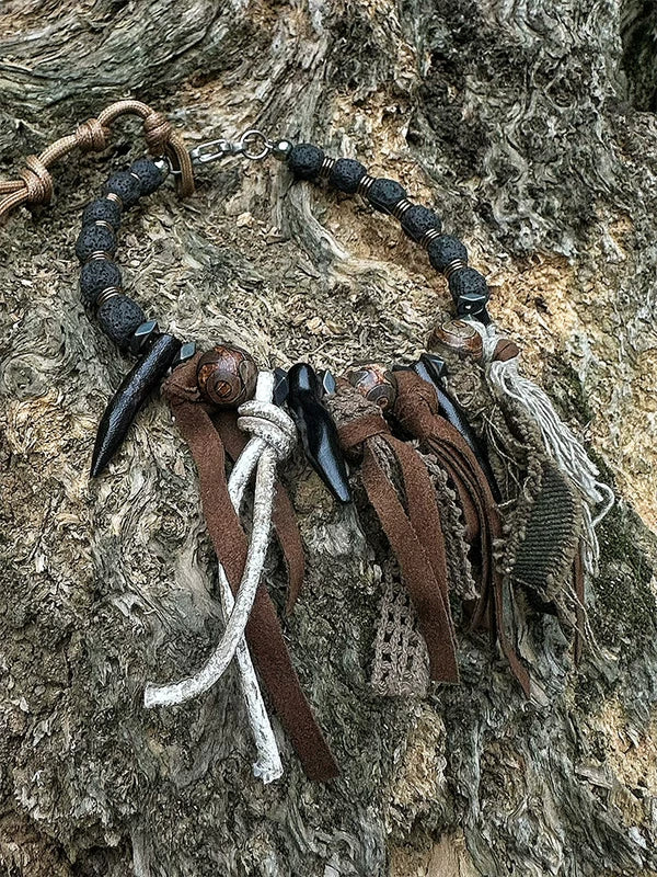Wasteland Punk Style Handmade Choker Necklace 4