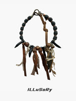 Wasteland Punk Style Handmade Choker Necklace 5