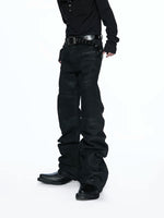 Waxed Slim Fit Motorcycle Pants 5
