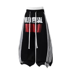 6223921886428,6223921886429,6223921886430,6223921886431, Wide Leg Barcode Print Casual Pants