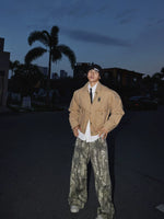 Wide-Leg Camouflage Loose Fit Pants 2