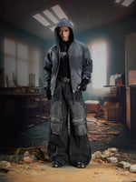 Wide-Leg Cargo Jeans with 3D Pockets 5