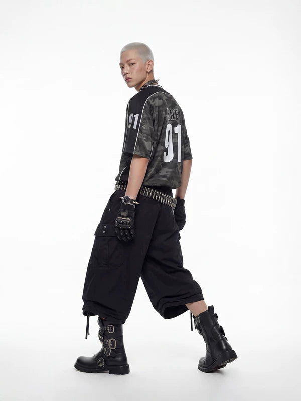 Wide-Leg Cargo Pants 5