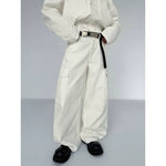 Wide Leg Cargo Pants with Large Pockets 2