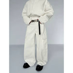Wide Leg Cargo Pants with Large Pockets 4