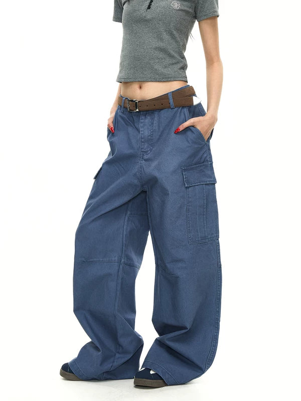 Wide-Leg Cargo Work Pants 1