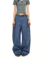 Wide-Leg Cargo Work Pants 5