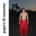 6018418405340,6018418405341,6018418405342, Wide-Leg Drawstring Paratrooper Casual Pants