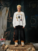 Wide Leg Elastic Waist Casual Pants 5