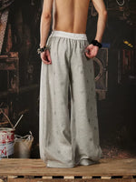 Wide Leg Elastic Waist Casual Sweatpants 3