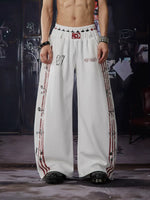 Wide Leg Graphic Sweatpants 1
