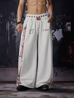 Wide Leg Graphic Sweatpants 5