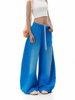 Wide-Leg Jazz Dance Sweatpants with Fleece 4