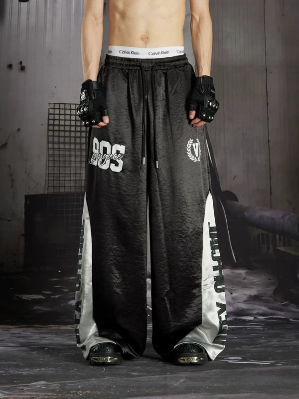 Wide-Leg Jersey Pants with Elastic Waist 2