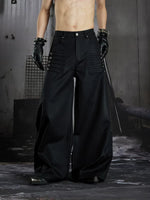 Wide-Leg Loose Fit Pants 3