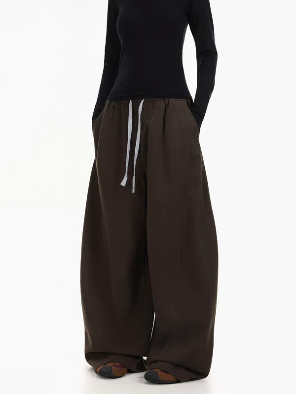 Wide Leg Loose Fit Sweatpants Pants 2