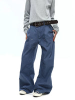 Wide-Leg Loose Fit Work Pants 1