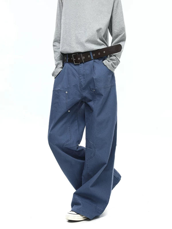Wide-Leg Loose Fit Work Pants 3
