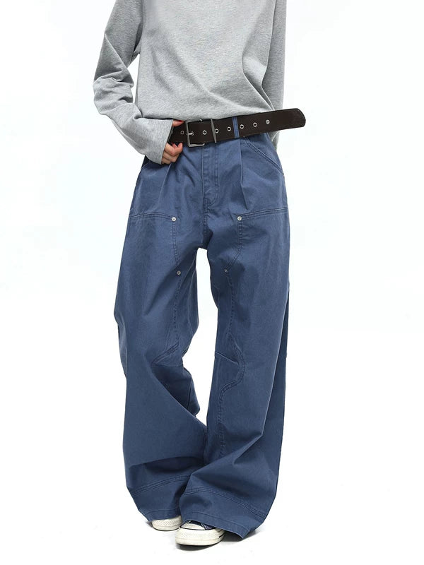 Wide-Leg Loose Fit Work Pants 5