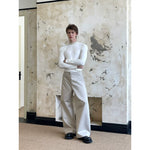 Wide-Leg Multi-Panel Casual Pants 2