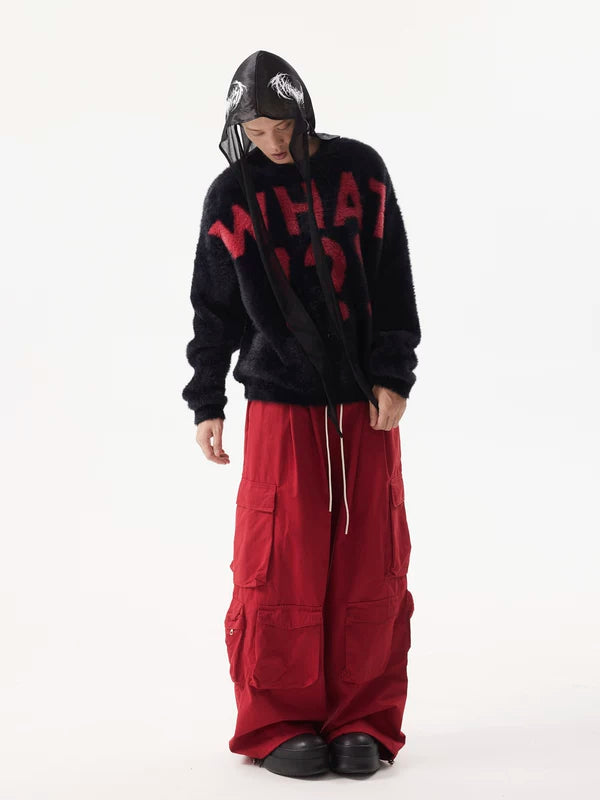 Wide-Leg Multi-Pocket Cargo Pants 5
