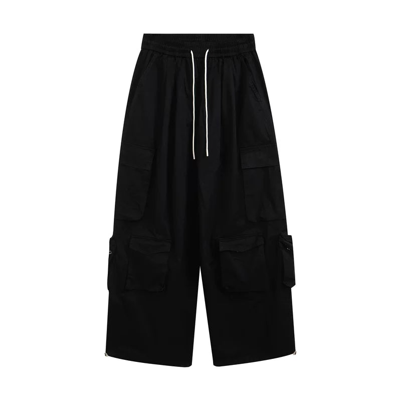 5562199825418,5562199825419,5562199825420,5562199825421, Wide-Leg Multi-Pocket Cargo Pants