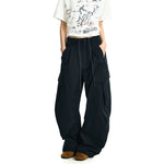 6200854466878,6200854466879,6200854466880,6200854466881, Wide Leg Multi-Pocket Paratrooper Cargo Pants