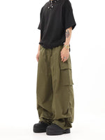 Wide-Leg Paratrooper Cargo Pants 3