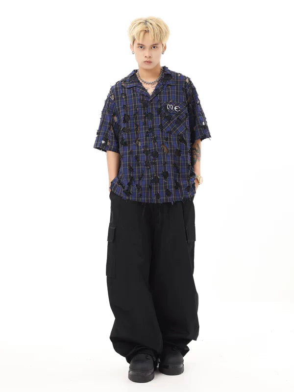 Wide-Leg Paratrooper Cargo Pants 5
