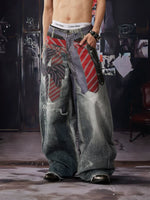 Wide Leg Printed Pants 1