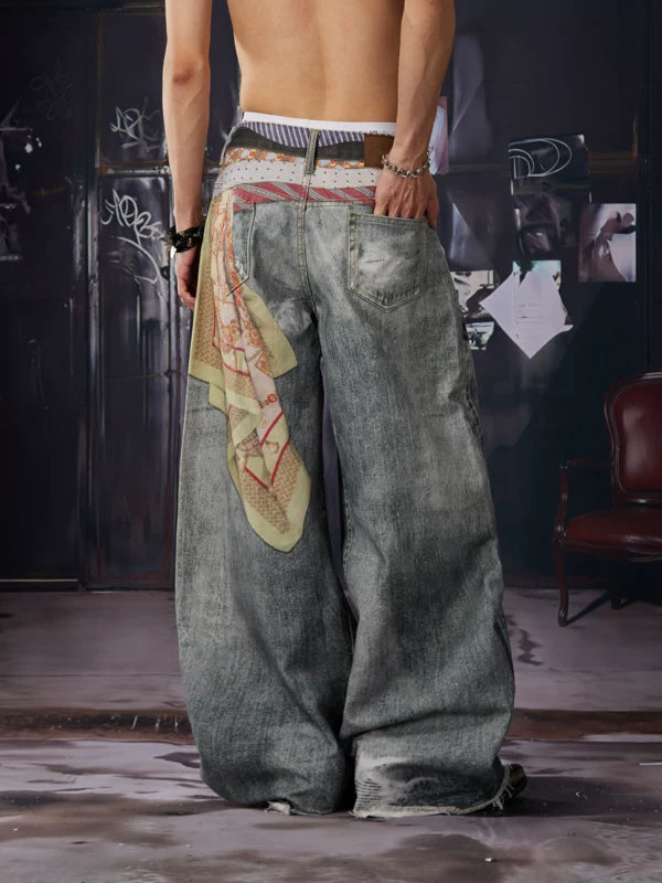 Wide Leg Printed Pants 2