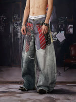 Wide Leg Printed Pants 3